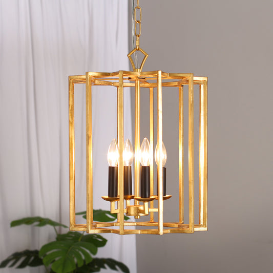 Lueur 4 - Light Cage Style Chandelier
