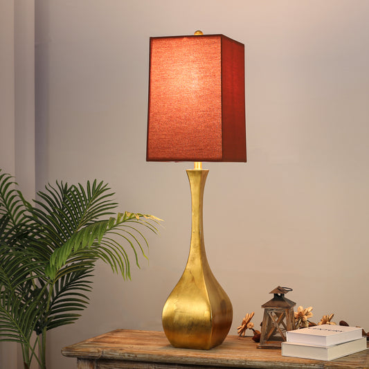 Copal 40" Jar Gold Foil Table Lamp